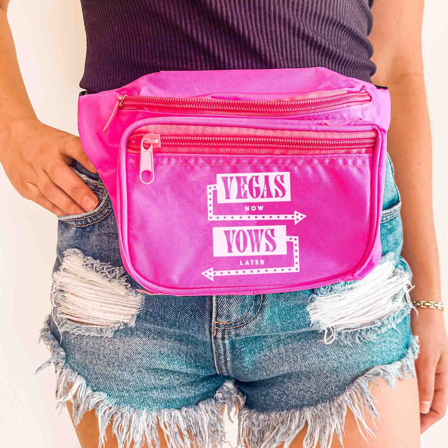 Vegas Now Vows Later Fanny Packs