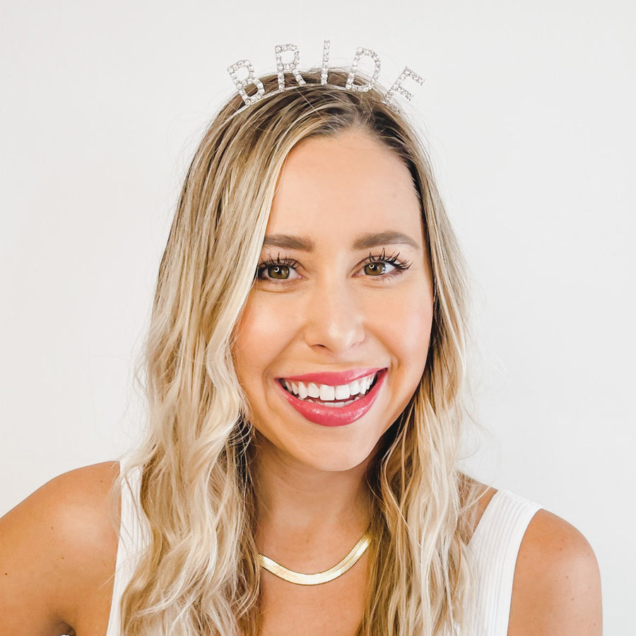 Bachelorette Party Rhinestone BRIDE Headbands | Bridal Gifts, Hair Accessories, Favors