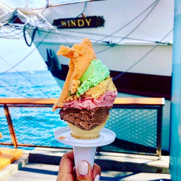 Bachelorette Party Ideas Chicago - Rainbow Cone