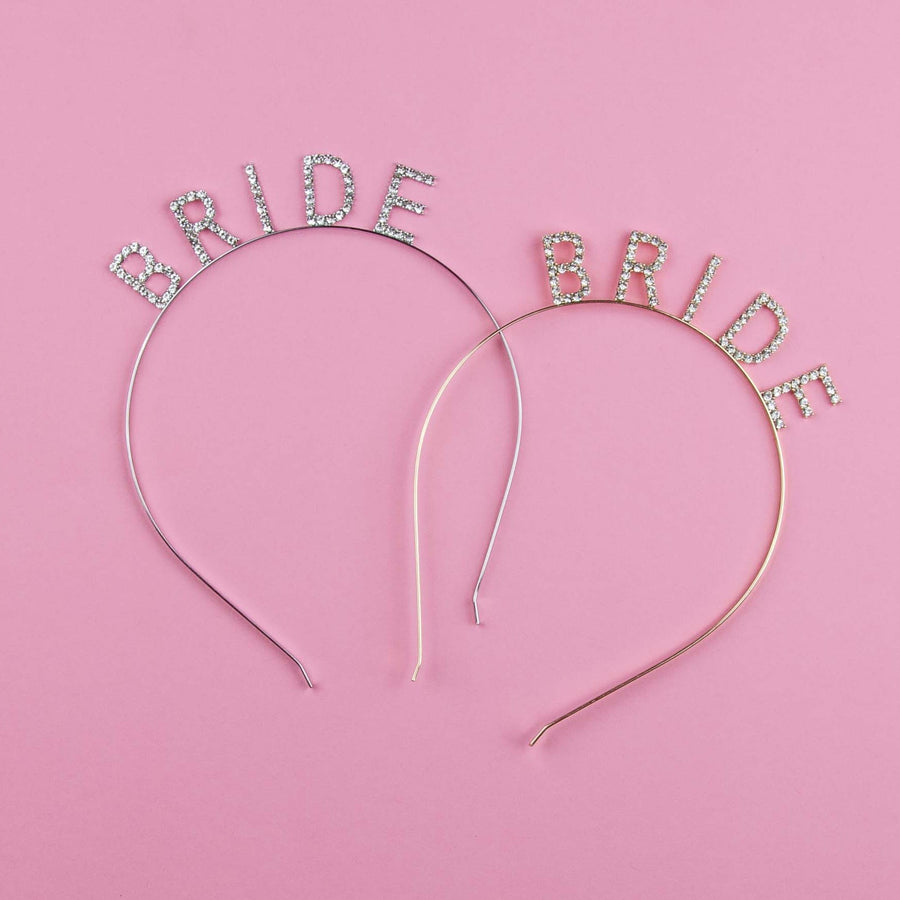 Bachelorette Party Rhinestone BRIDE Headbands | Bridal Gifts, Hair Accessories, Favors