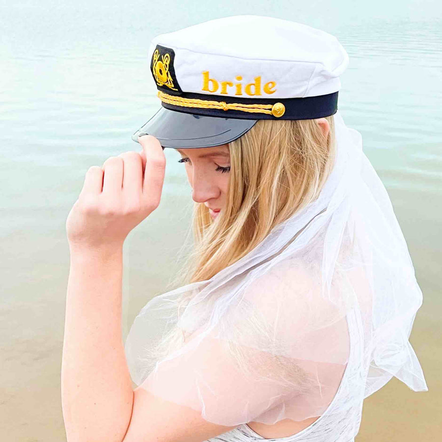 Bachelorette Party Sailor Hat Veil