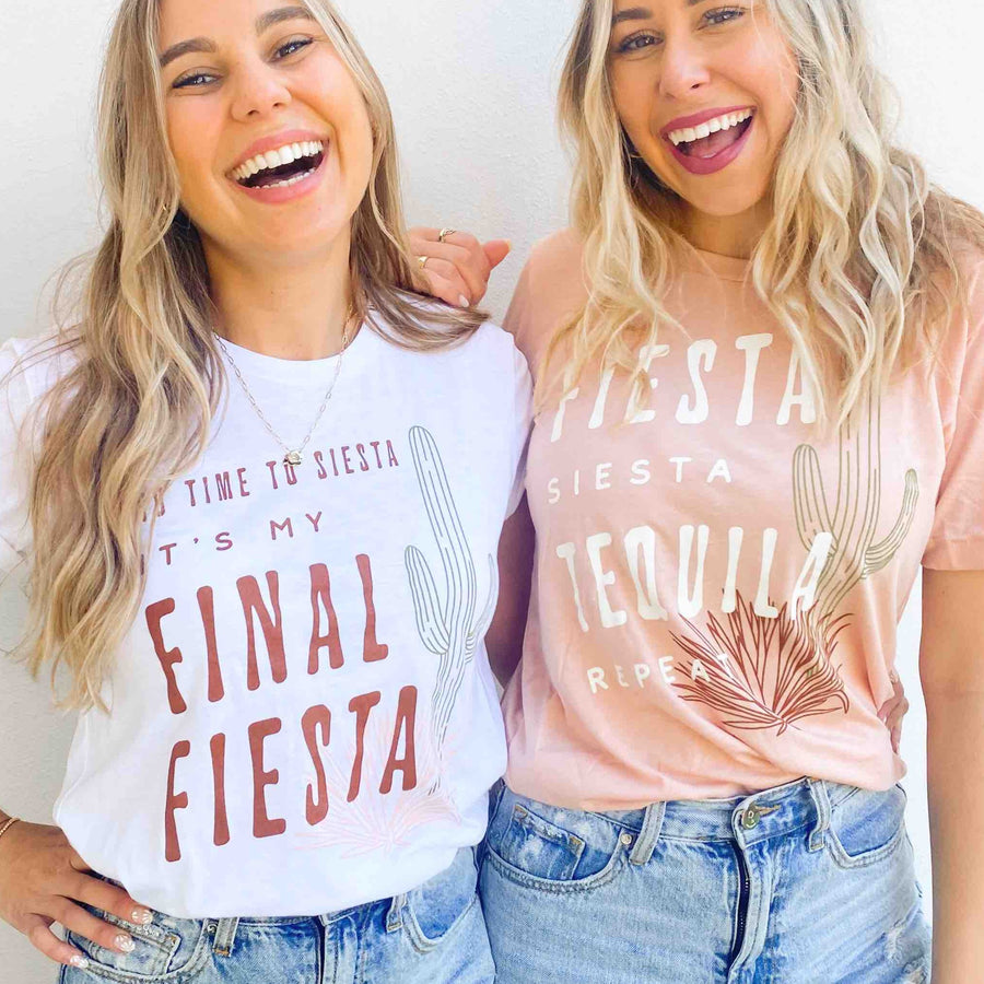 Bachelorette Party Shirts | Final Fiesta Bridesmaids Tees, Gifts, Favors, Accessories