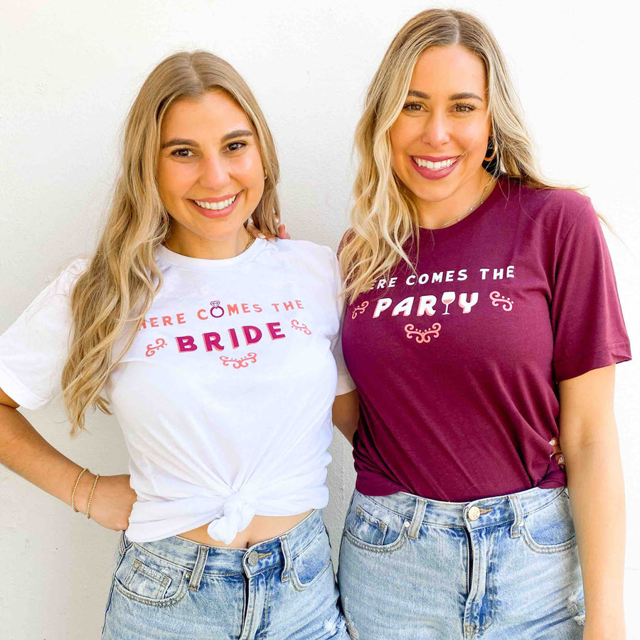 Bachelorette Party Shirts | Vino Before Vows, Winery, Vineyard Bridesmaids Gifts, Favors, Accessories