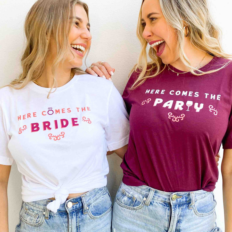 Bachelorette Party Shirts | Vino Before Vows, Winery, Vineyard Bridesmaids Gifts, Favors, Accessories