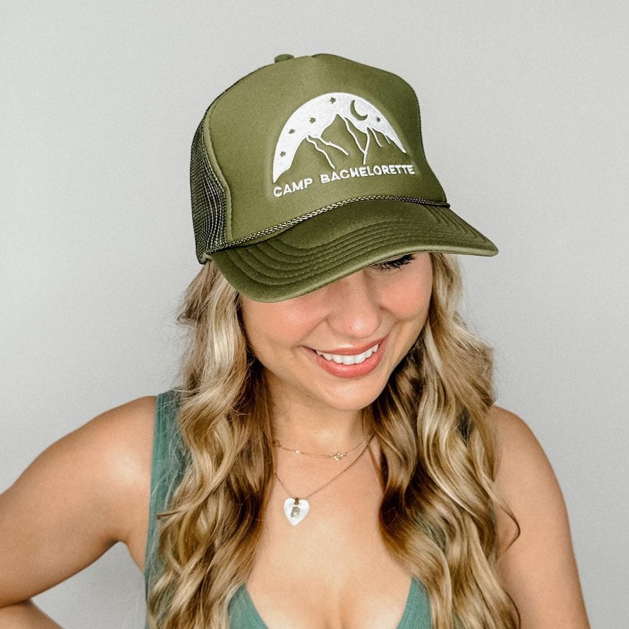 Camp Bachelorette Foam Trucker Hats | Bridesmaids Gifts, Favors, Accessories