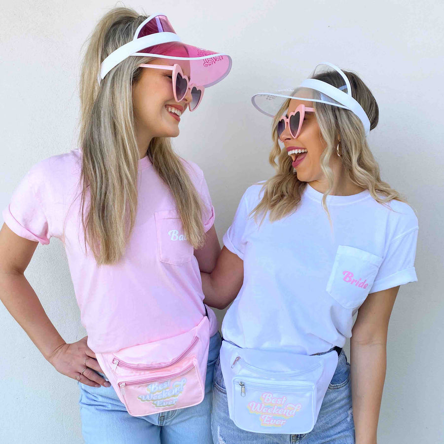 Best Weekend Ever Bachelorette Party Shirts - Pastel Preppy Beachy Bridesmaids Gifts Favors Accessories Shirts Tees