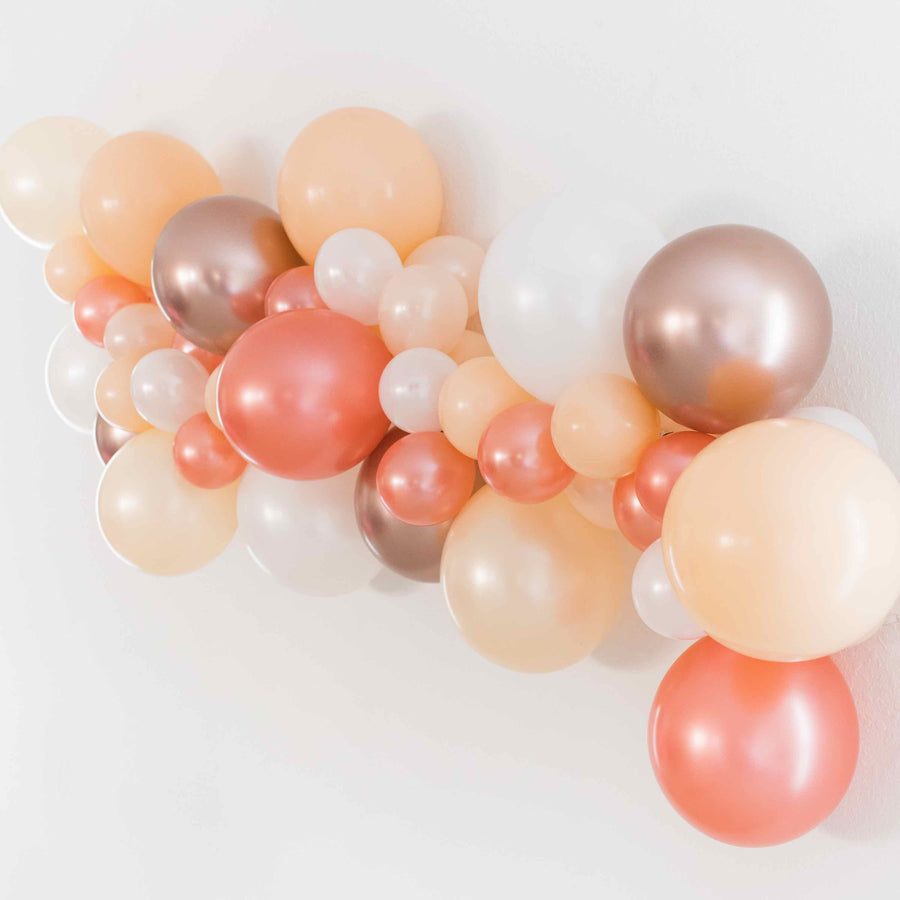 Blush Champagne DIY Bachelorette Party Balloon Garland | Bachelorette Party Decorations, Favors, Accessories, Supplies