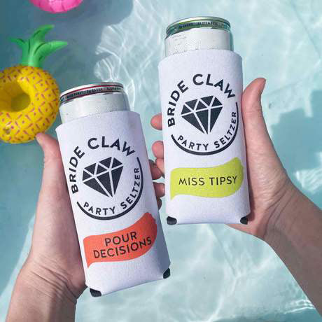 Bride Claw Skinny Can Coolers