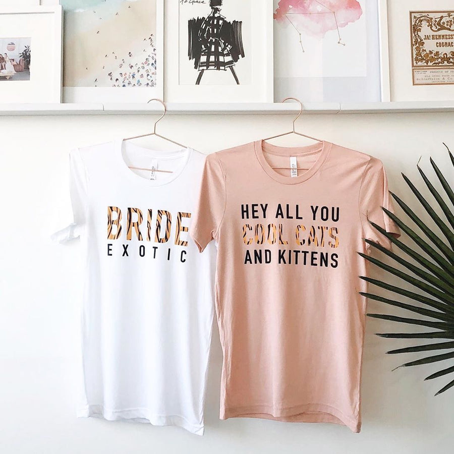 Tiger King Bachelorette Party Shirts | Bride Exotic