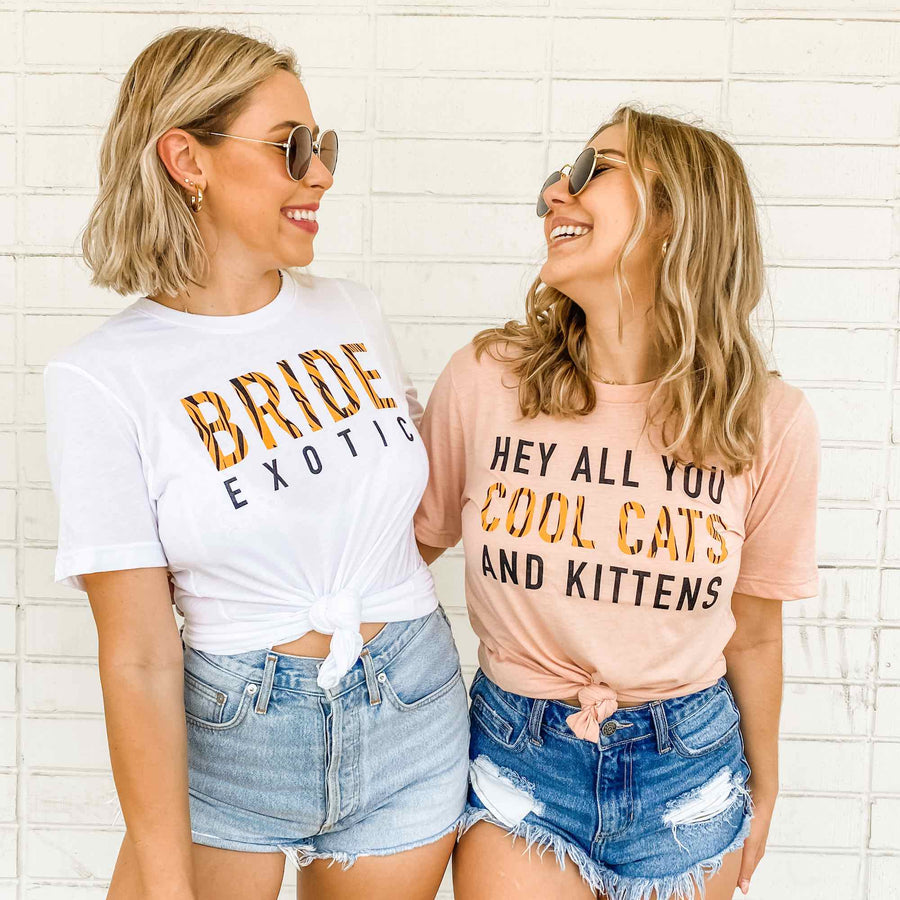 Tiger King Bachelorette Party Shirts | Bride Exotic