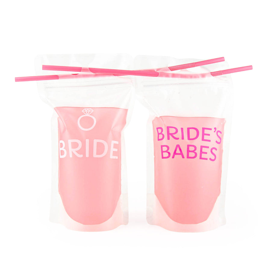 Bride's Babes Bachelorette Party Drink Pouches | Bachelorette Party Gifts, Favors, Accessories, Supplies, Decorations