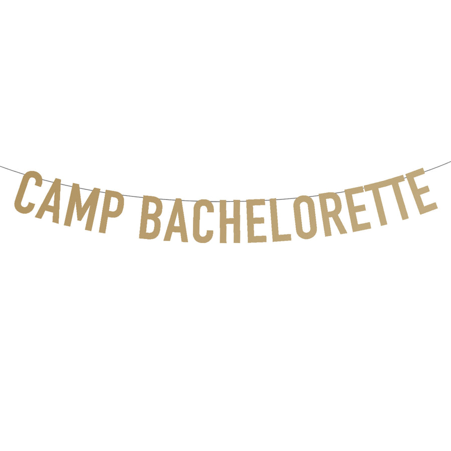 Camp Bachelorette Party Banner, Bachelorette Party Banners and Decor