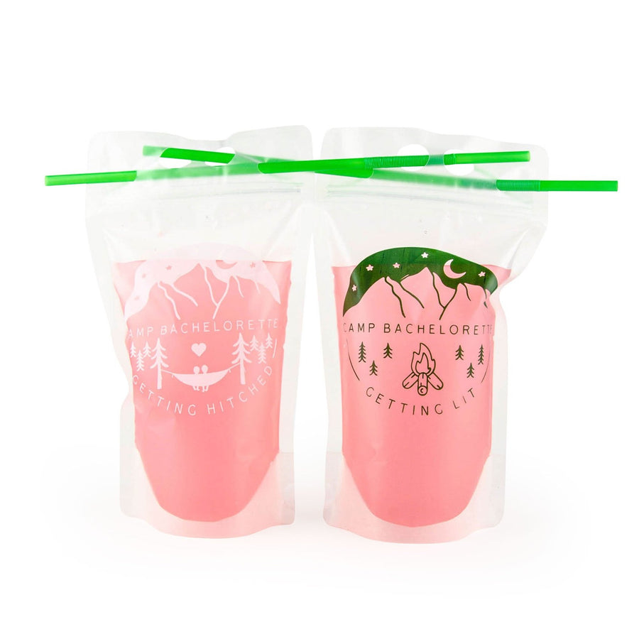 Camp Bachelorette Party Drink Pouches | Bachelorette Party Gifts, Favors, Accessories, Supplies, Decorations