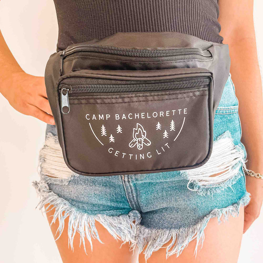 Camp Bachelorette Party Fanny Packs | Bachelorette Party Belt Bag, Favors, Accessories, Supplies, Gifts