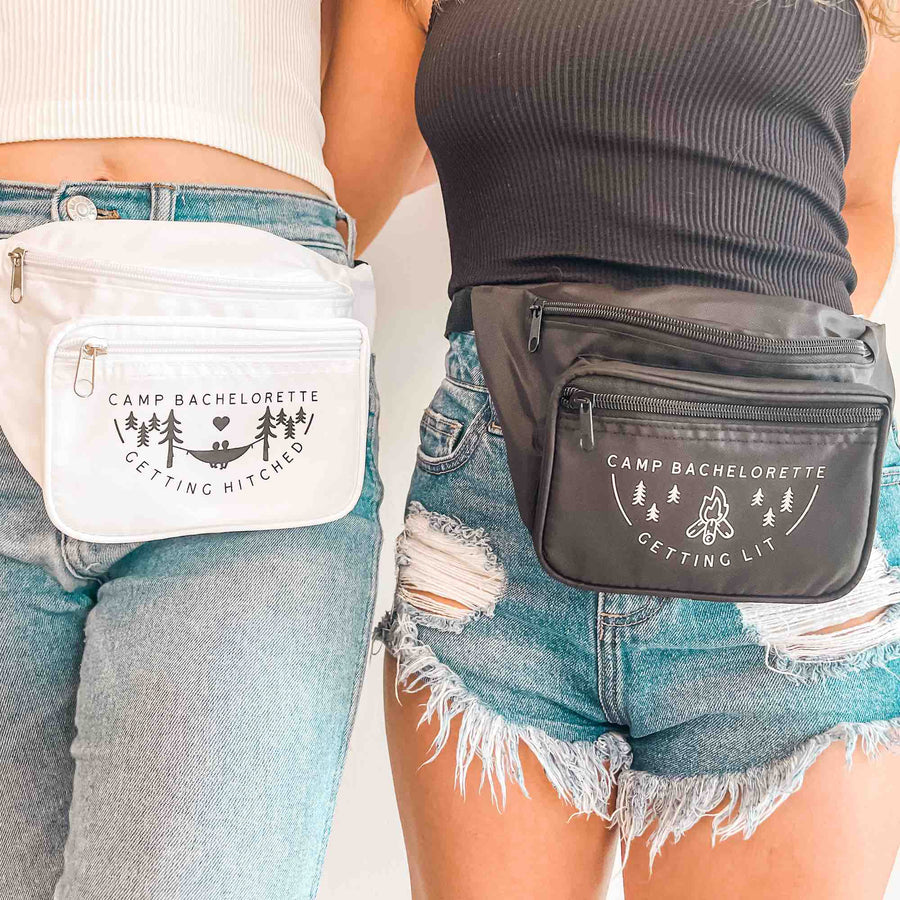 Camp Bachelorette Party Fanny Packs | Bachelorette Party Belt Bag, Favors, Accessories, Supplies, Gifts