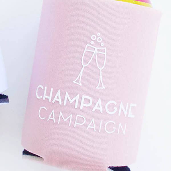 Champagne Campaign Koozies - Stag & Hen