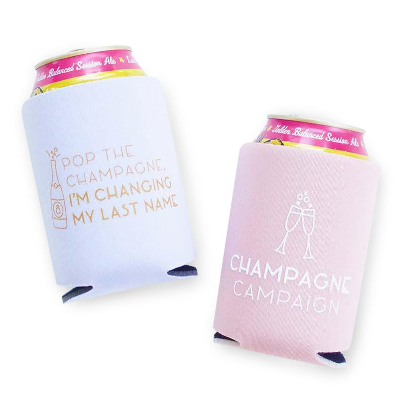 Bachelorette Party Koozies - Champagne Campaign