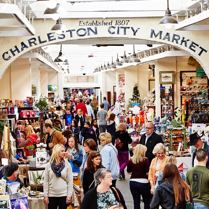 Charleston Bachelorette Party Ideas - Shopping at Charleston City Market - Stag & Hen