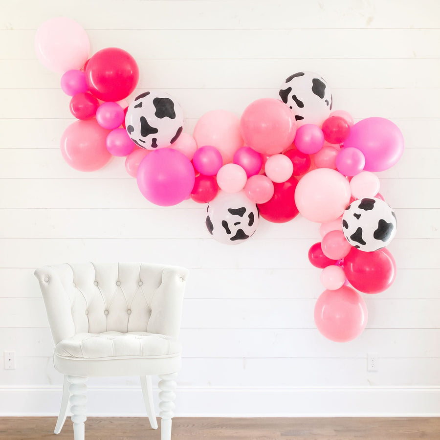 Country Western Nashville DIY Bachelorette Party Balloon Garland Kit | Bride's Last Ride Cow Print Bachelorette Party Decorations, Favors, Supplies, Accessories