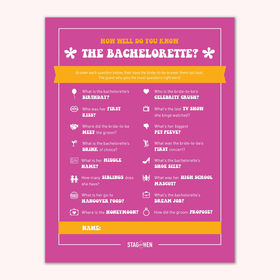 Dazed & Engaged Printable Bachelorette Party Games (Digital PDF Download) | Stag & Hen dazed-engaged-printable-bachelorette-party-games-digital-pdf-download-stag-hen