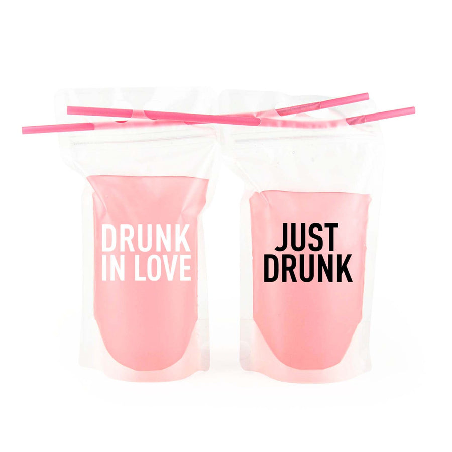 Drunk In Love Bachelorette Party Drink Pouches | Beyonce Bridesmaids Gifts, Favors, Accessories