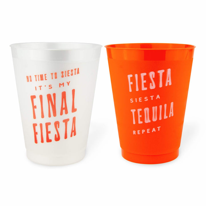 Final Fiesta Bachelorette Party Cups, Drinkware, Decor, Favors