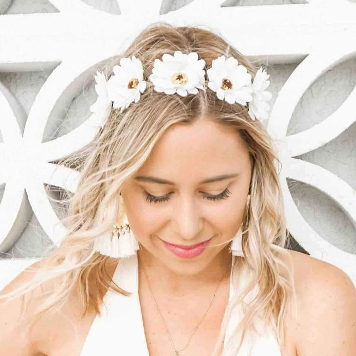 Bachelorette Party Flower Crowns | Bachelorette Flower Headbands | Stag & Hen