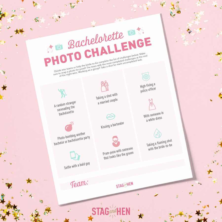 bachelorette-party-game-printable-photo-challenge-stag-hen for Free Printable Bachelorette Party Games Bachelorette Party Game Printable - Photo Challenge – Stag & Hen for Free Printable Bachelorette Party Games