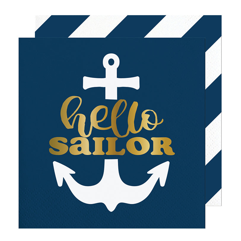 Hello Sailor Napkins - Stag & Hen