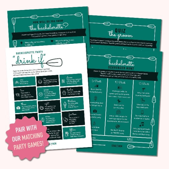 The Last Splash Bachelorette Party Invitation with Itinerary | Printable Template