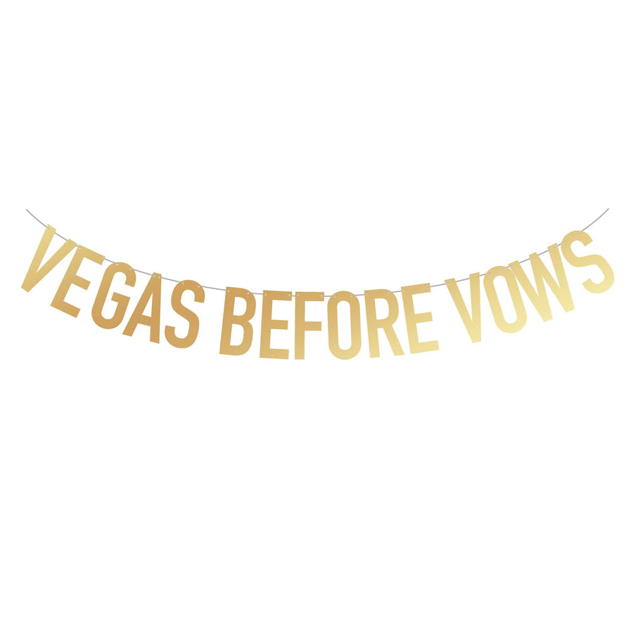 Las Vegas Bachelorette Party Banner | Vegas Before Vows | Stag & Hen