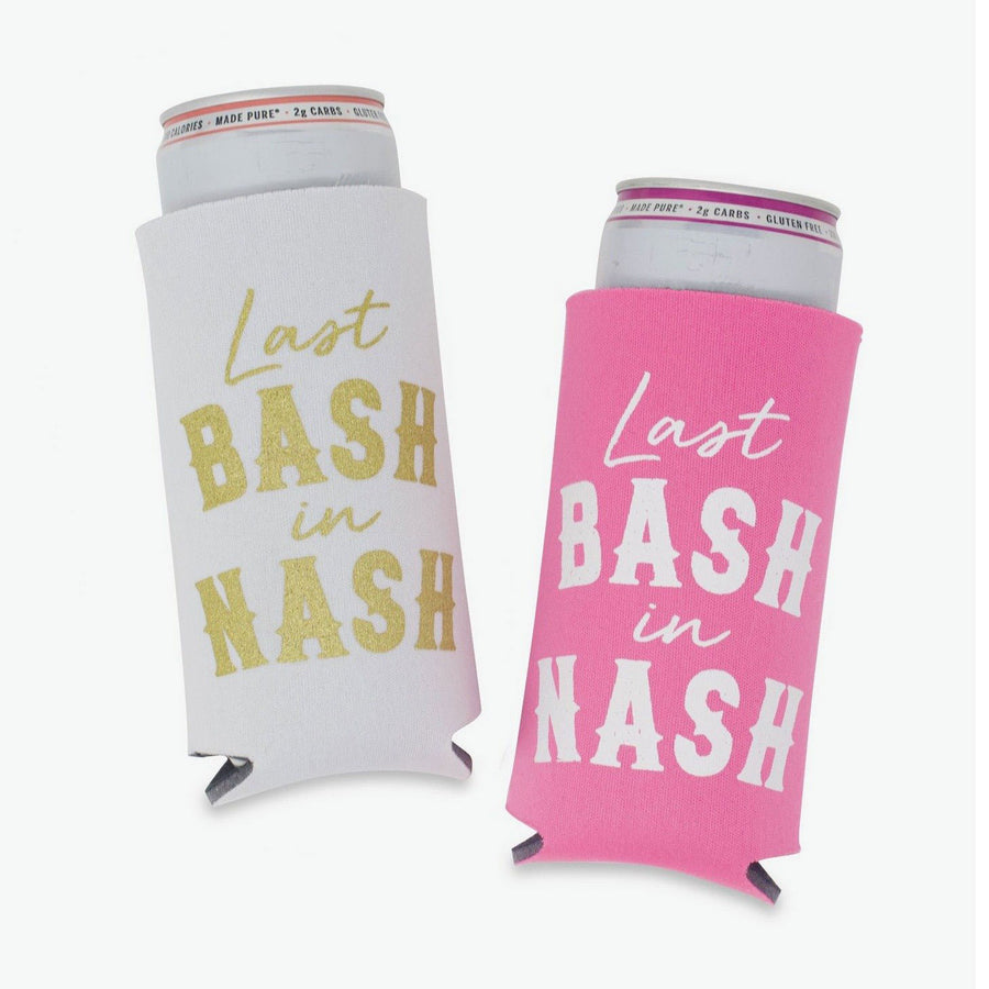 Last Bash in Nash Skinny Can Coolers | Bachelorette Party Favors, Gifts, Accessories | Bachelorette Party Drinkware