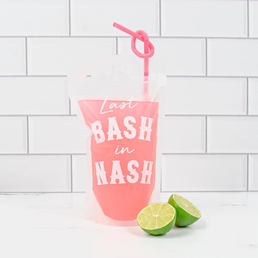 Nashville Bachelorette Party Drink Pouch | Last Bash In Nash Bachelorette Party Gifts, Favors, Accessories, Supplies, Decorations