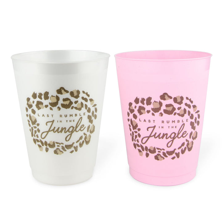 Bachelorette Party Cups, Tumblers, Drinkware | Last Ruble In The Jungle Bachelorette Party