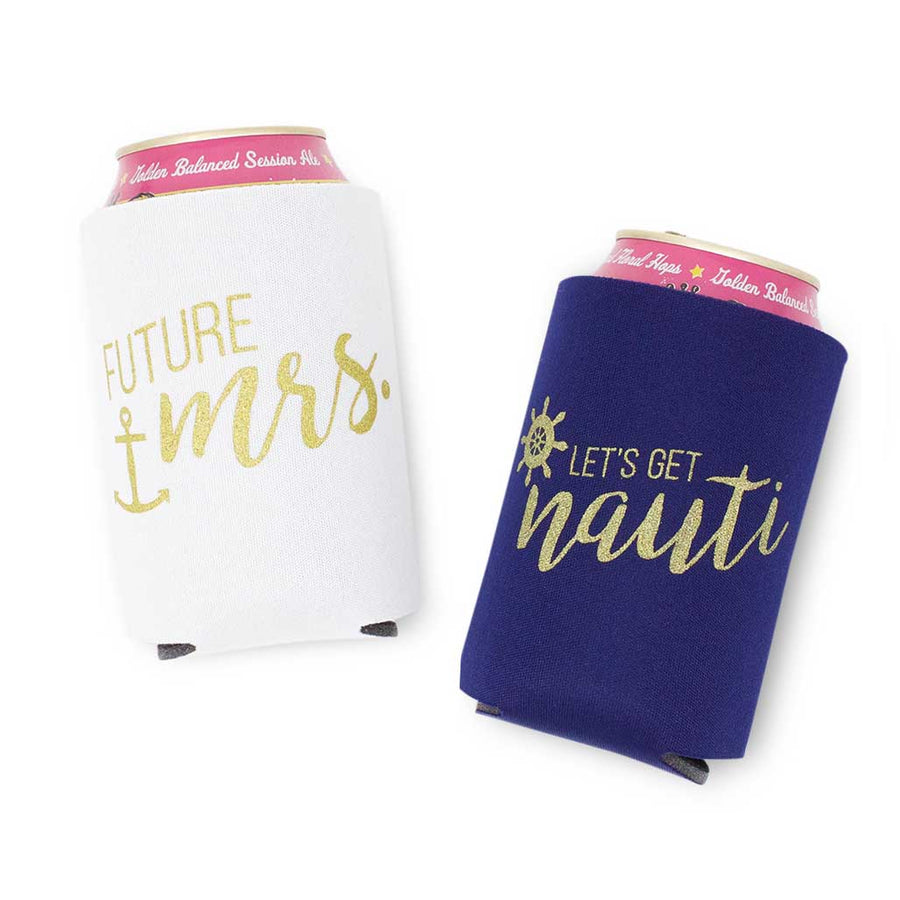 Bachelorette Party Koozies - Let's Get Nauti