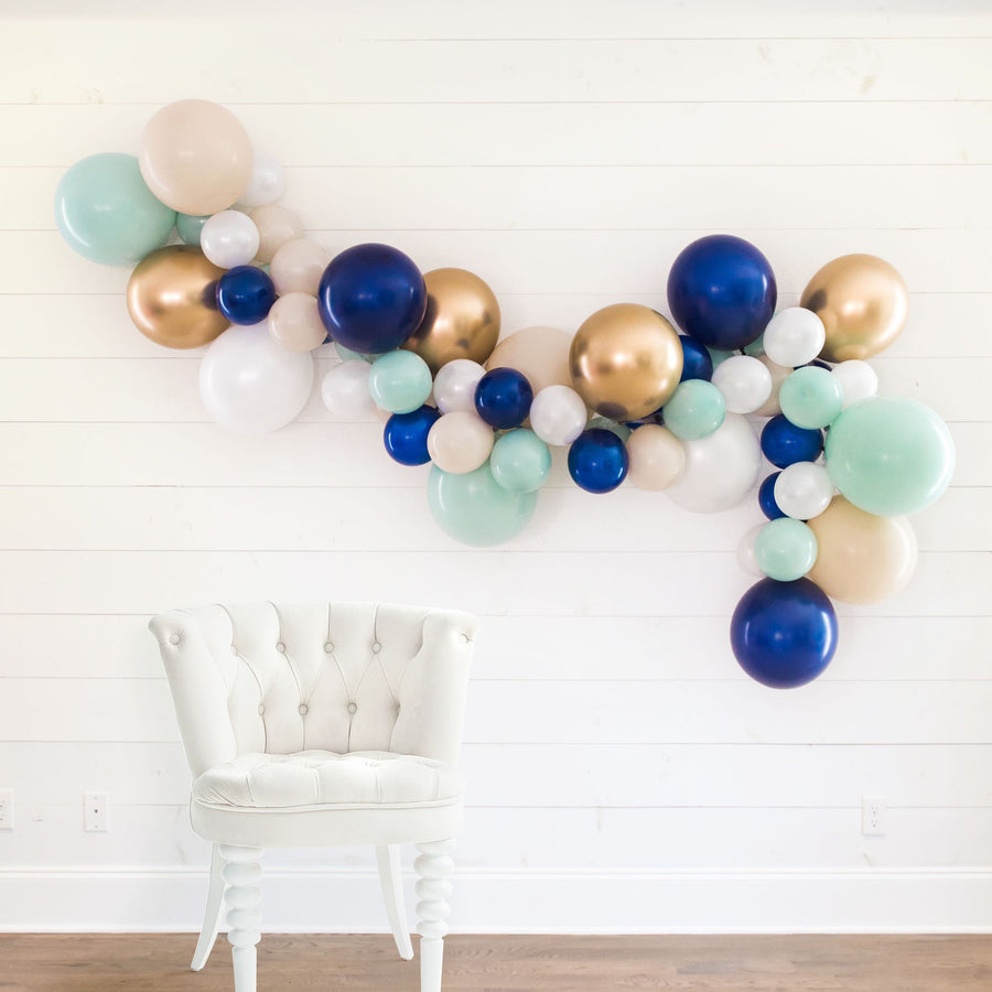 Let's Get Nauti DIY Bachelorette Party Balloon Garland | Nautical, Lake Bachelorette Party Decorations, Favors, Accessories, Supplies