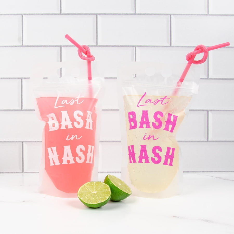 Nashville Bachelorette Party Drink Pouch | Last Bash In Nash Bachelorette Party Gifts, Favors, Accessories, Supplies, Decorations