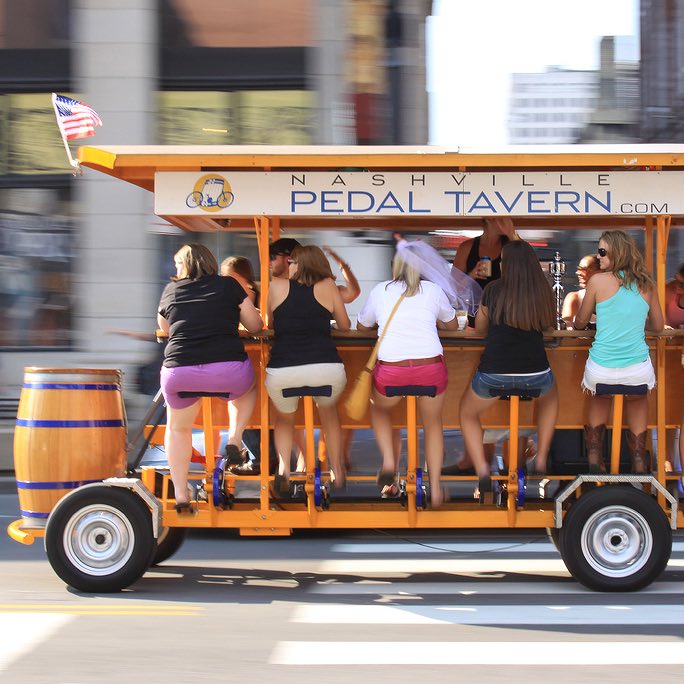 Nashville Bachelorette Party Ideas - Pedal Tavern