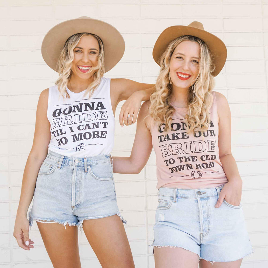 Old Town Road Bachelorette Party Tanks | Scottsdale Bachelorette Party Shirts