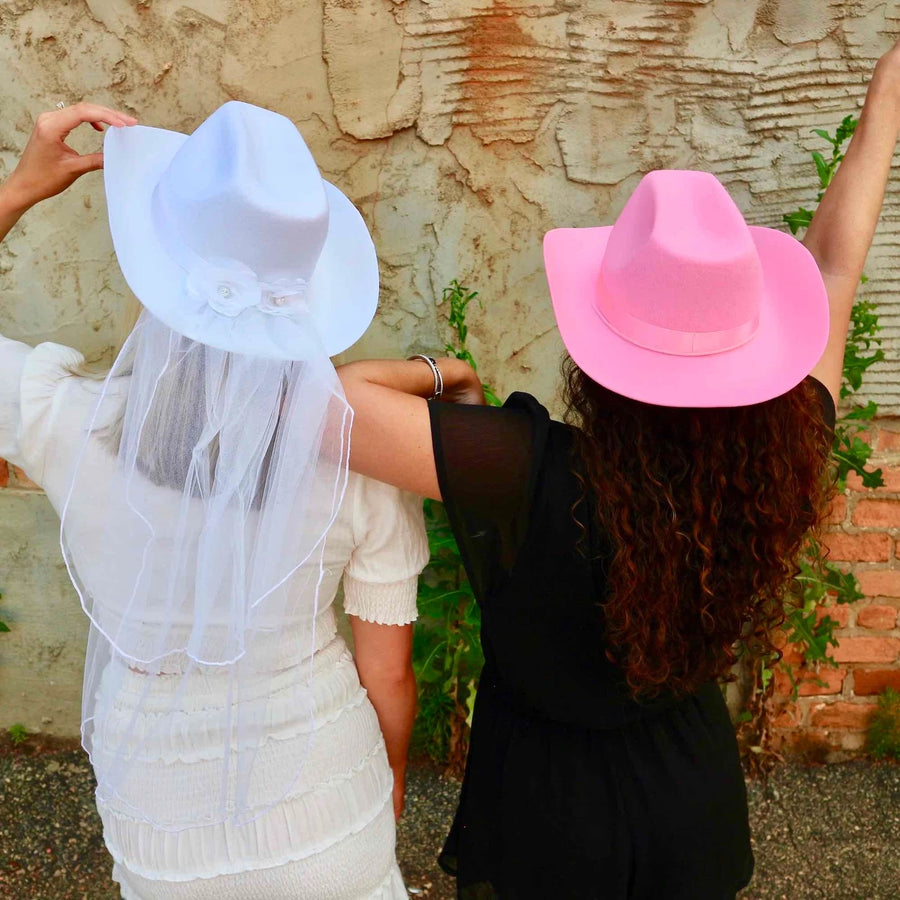 Bachelorette Party Cowboy Hats | Bridesmaid Cowgirl Hats | Country-Western Bridal Party Gifts, Favors, Accessories, Decorations