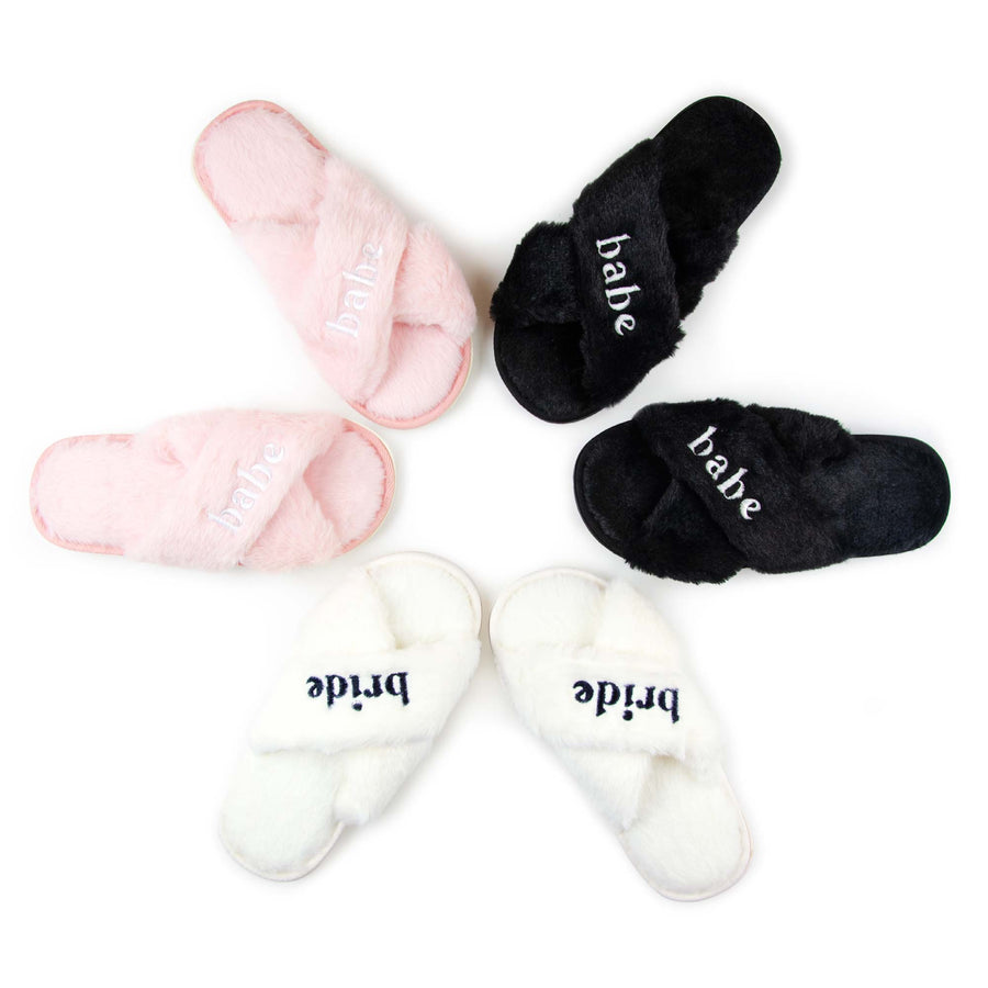 Bride To Be Fuzzy Slippers