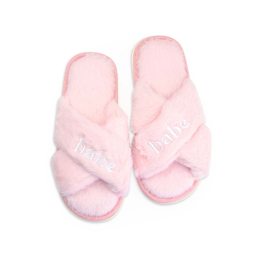 Bachelorette Party Fuzzy Slippers | Bridal Slippers