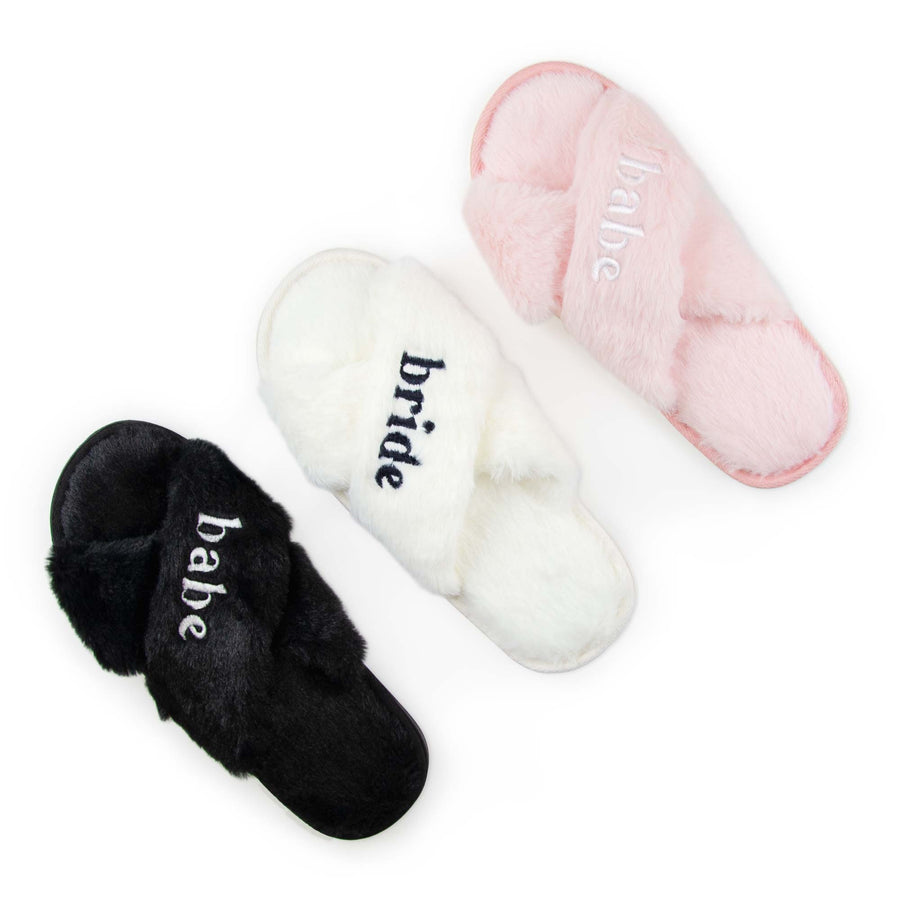 Bride To Be Fuzzy Slippers
