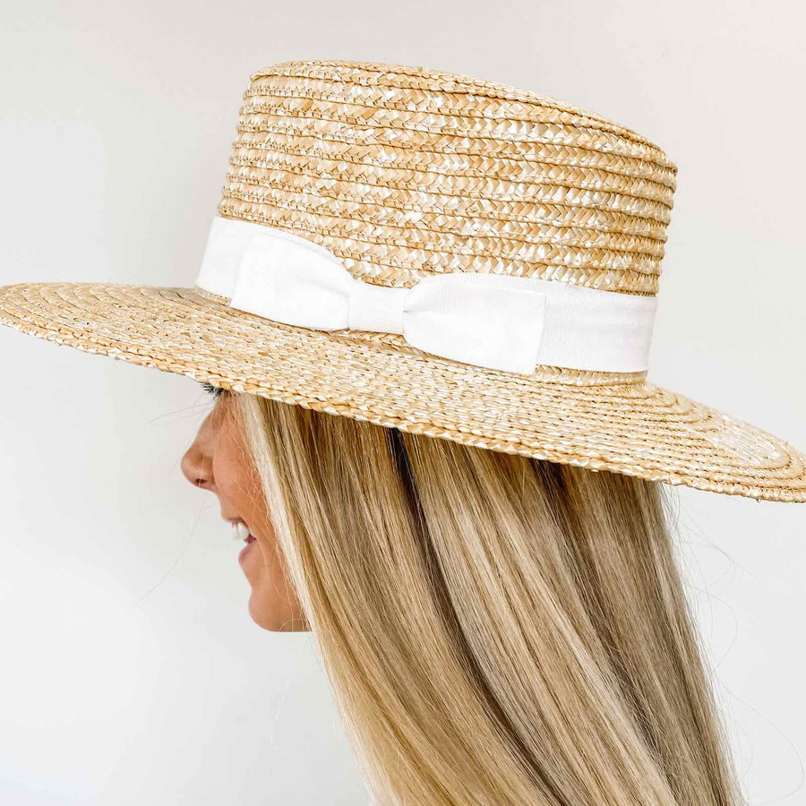 Bride's Babes Bachelorette Boater Hats