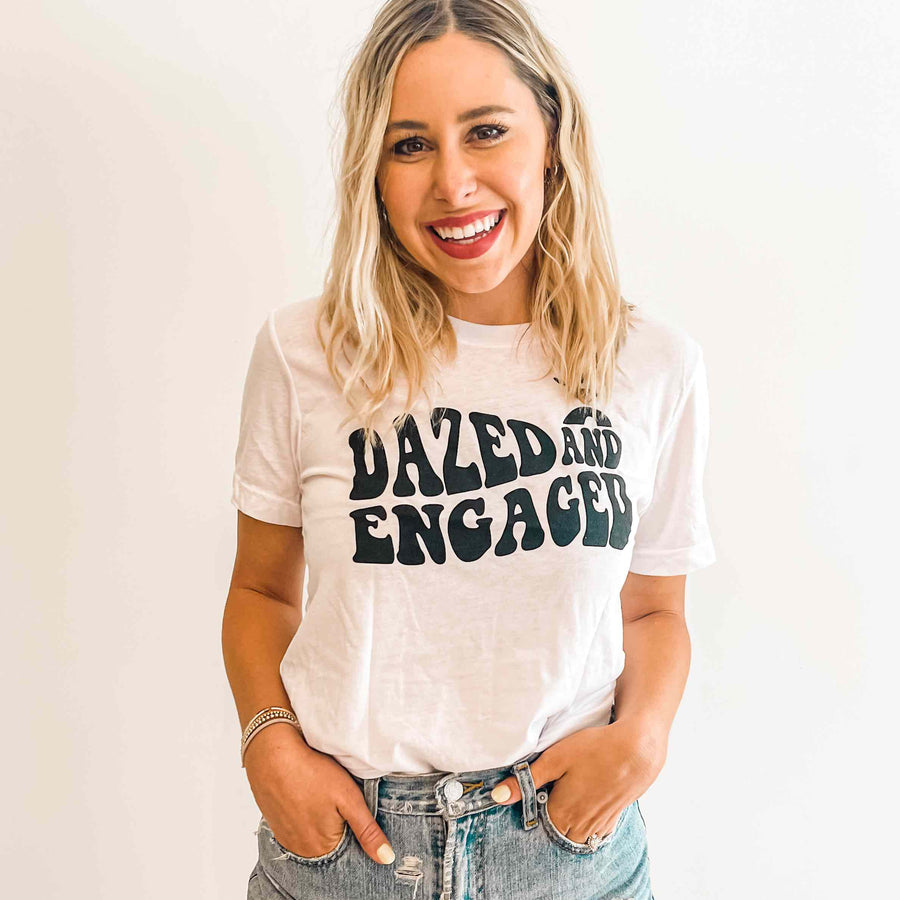 Tie Dye Bachelorette Party Shirt - Austin Bachelorette Shirt - Dazed & Engaged