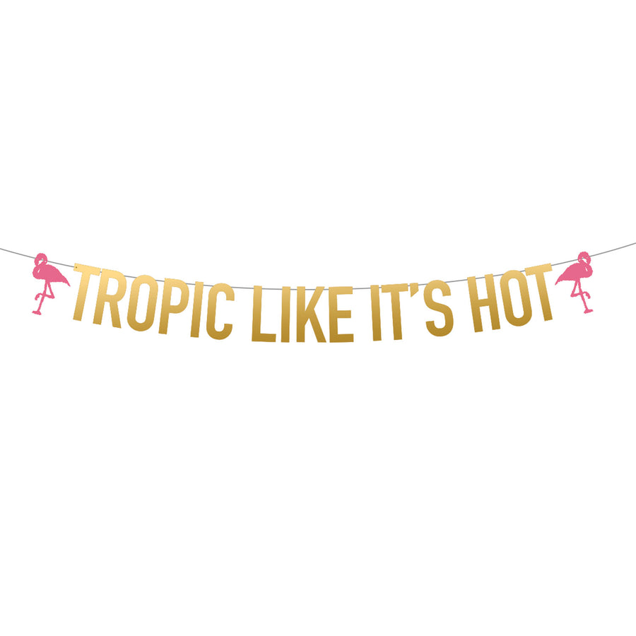 Tropic Like It's Hot Bachelorette Party Banner