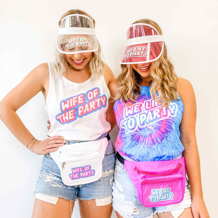 Wife Of The Party Tie-Dye Bachelorette Tanks