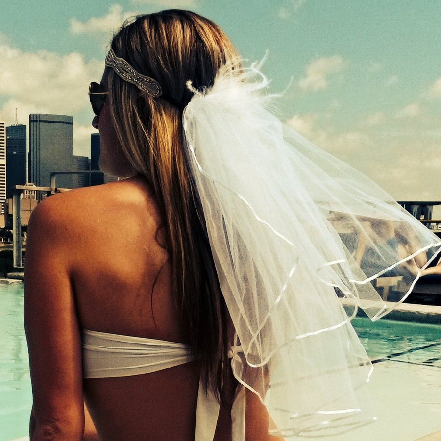 Bride To Be Headband Veil - Stag & Hen